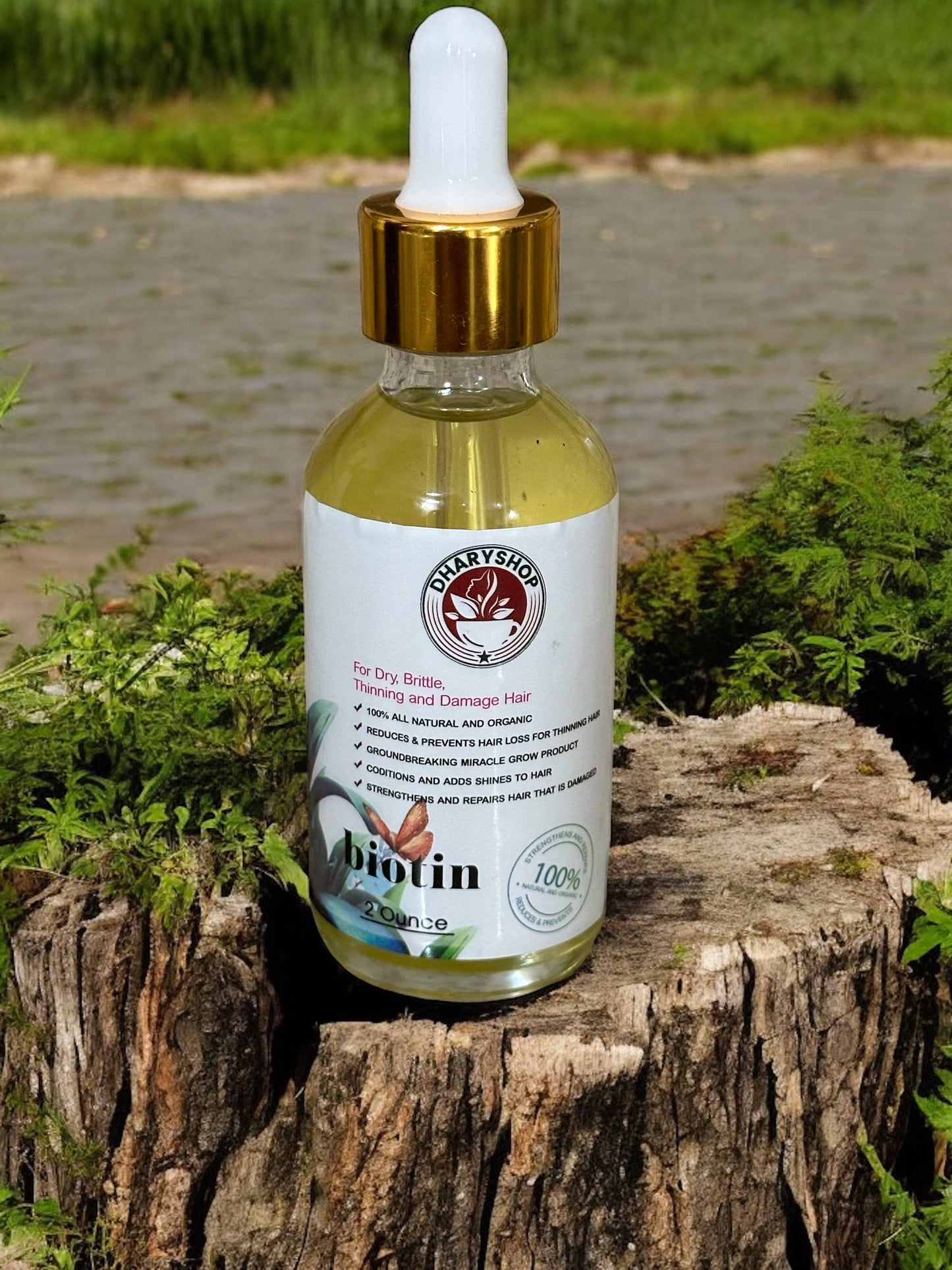 Organic oil for hair loss and hair growth